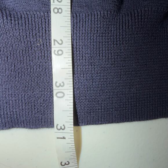 Polo Ralph Lauren Mens 3XLT Navy Blue Orange Embroidered Pony 1/4 Zip Sweater - Picture 5 of 6